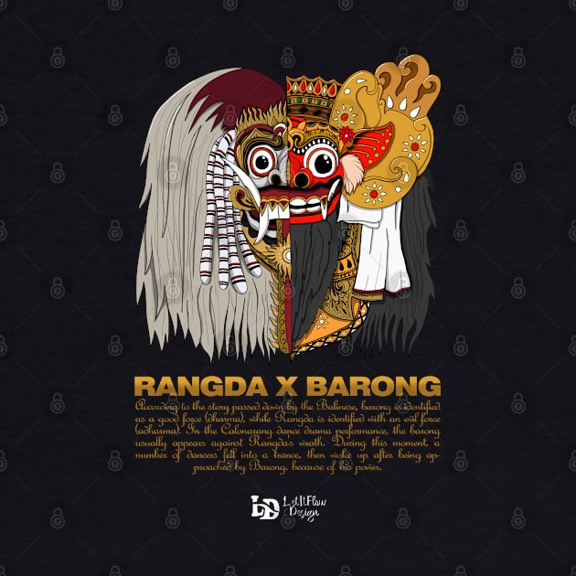 Rangda x Barong Balinese by LetItFlow Design